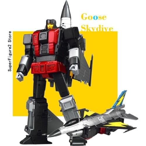 Transformation Action Figure Toy FansToys FT FT-30C Goose G1 Skydive 23cm ABS Model Joints Movable Deformation Plane Robot