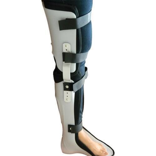 Fixed leg orthosis brace lower extremity orthosis fractures tibia and fibula knee-ankle orthosis fixation devices
