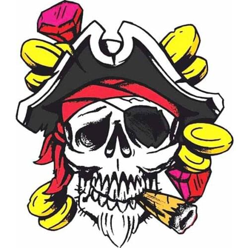 Interesting Car Stickers Decor Motorcycle Decals Funny Skeleton Decorative Accessories Creative Sunscreen Waterproof PVC,13*13cm