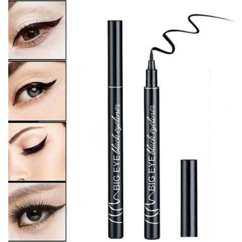 White Black Liquid Eyeliner Pen White Eye Liner Pencil Long Lasting Waterproof Women Big Eye Makeup Cosmetics