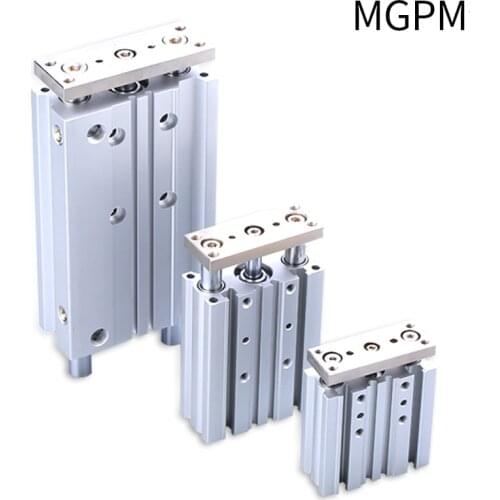 MGPM SMC size Compact Guide Cylinder BORE 12 16 20 25 32 40 50 63 Stroke 10 20 25 30 40 50 75 100 125 150 200 250 300