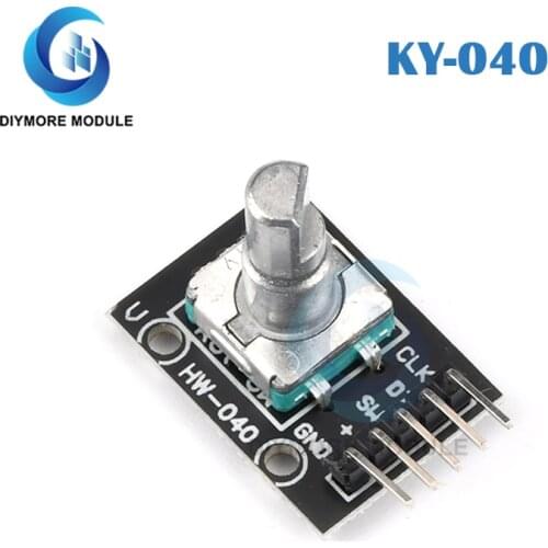 1pcs 360 Degrees Rotary Encoder Module Brick Sensor Switch Development KY-040 for arduino Potentiometer Digital Pulse Output MCU
