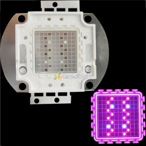 New 20W 16pcs Red 660nm + 4pcs Royal Blue 450nm 4:1 Hybrid High Power LED Light Source for Plant Grow DIY Free Shipping