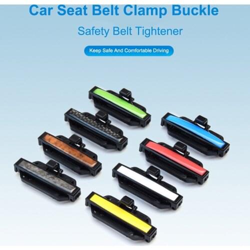 KDsafe Adjustable Car Seat Belts Clamp Buckle Safety Belt Protection Clip Colors Seatbelt Stopper Interior Accessories