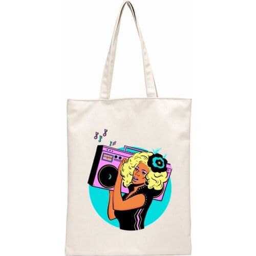 RuPaul Not today Satan Not today RuPauls Drag Race Bag Fashion Handbag Canvas Bag Tote Ladies Casual Shoulder Bag Shopping Bags