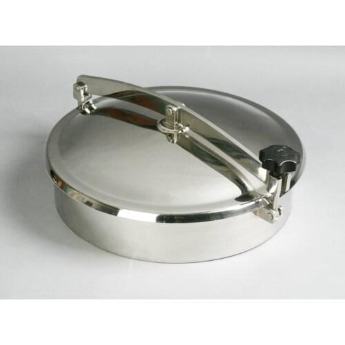 Sanitary 450mm Round Tank Non-Pressure Manhole Cover Stainless Steel SILICON/EPDM