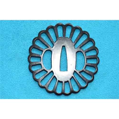 Steel Iron Guard Tsuba For Japanese Samurai Katana Sword Wakizashi Tanto