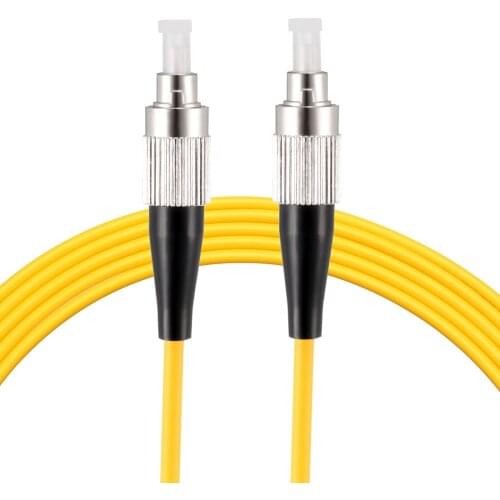 Uxcell 2 pcs 3.0M 10Ft FC to FC Fiber Optic Cable Jumper Optical Patch Cord FC-FC