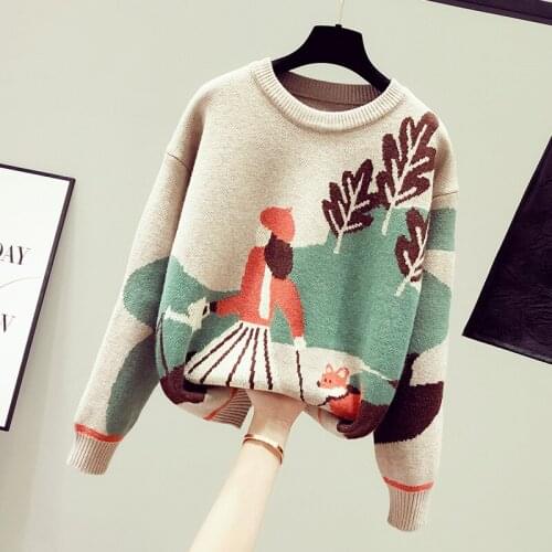 2020 Winter New Style Knitted Women Sweater And Pullovers O-Neck Long-Sleeved Casual All Match Office Lady Elegant Pulls Tops