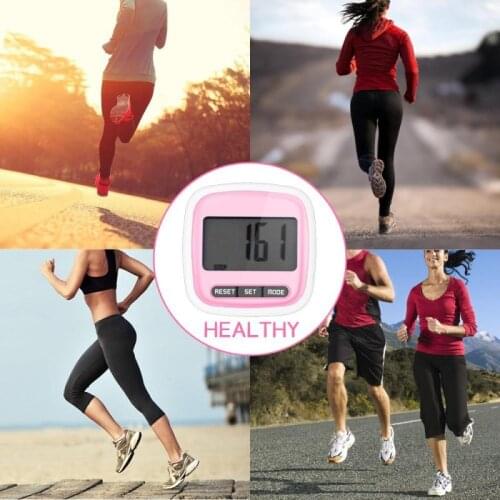 1PC Digital LCD Pedometer Step Calorie Counter Multi-fuction Good For Health For Training Taking Exercise Calculation