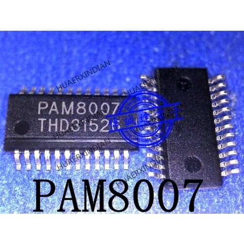 1Pieces New Original PAM8007NHR PAM8007 SSOP-24 In Stock Real Picture