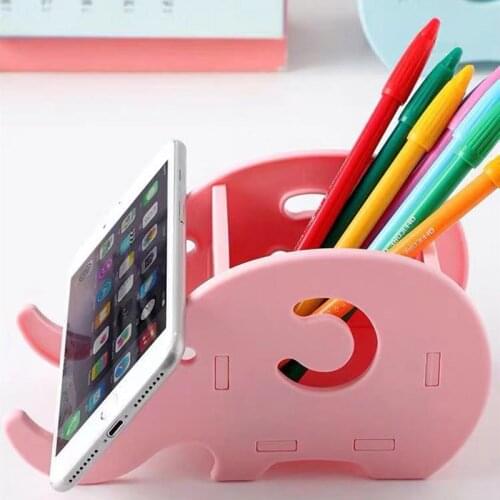1 Pcs Office Home Storage Box Manage Case Pencil Pen Holder Stand Student Stationery Phone Smartphone Stand