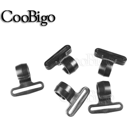12pcs Mini 1"(25mm) Plastic Strap Hooks for Outdoor Sports Backpack Strap Hiking Travel Camping Tent Webbing Parts Accessories