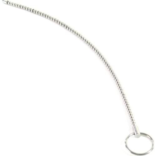 360mm super long stainless steel beads urethal sound dilators metal insertion rods penis plug stimulator sounding rod sex toys