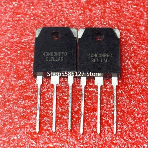 5PCS 40N60NPFD SGT40N60NPFD TO-3P 600V 40A 100% New&original
