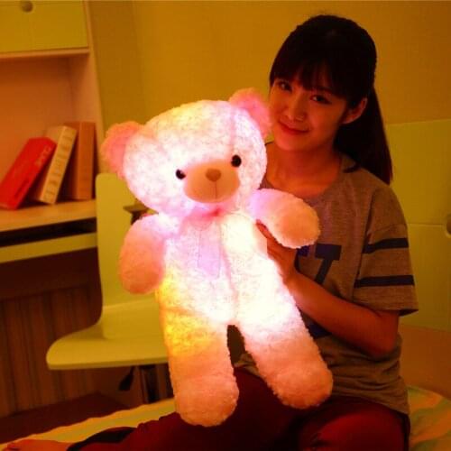 60CM PLUSH BEAR WITH RGB LIGHT.FLASHING LIGHT UP PLUSH BEAR,TOY,CHILDREN GIFT