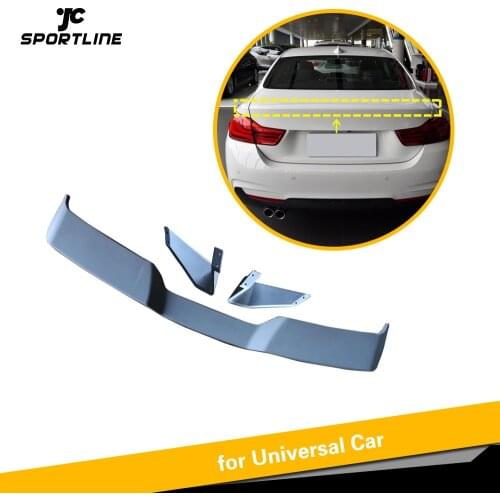 ABS Grey Primer Rear Trunk Spoiler for Toyota Subaru BMW F80 M3 E90 M3 F87 M2 All Sedan