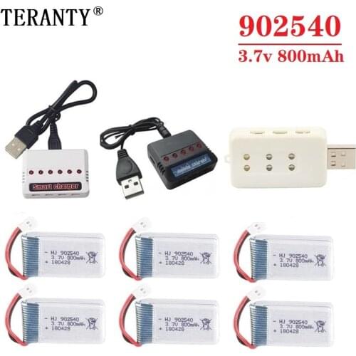 3.7V 800mAh Lipo battery for Syma X5 X5C X5SC X5SW TK M68 MJX X705C SG600 RC Quadcopter spare part drone 902540 3.7v battery