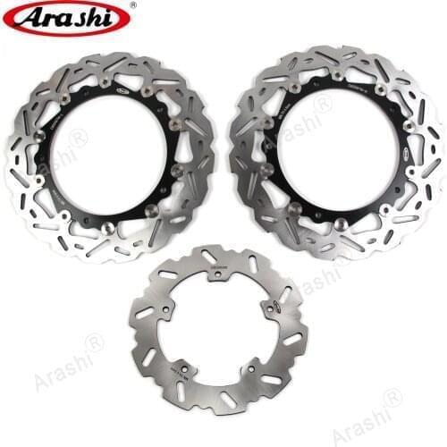 Arashi 320 / 220 mm CNC Floating Disk Front Rear Brake Disc Rotor For BMW S 1000 R S1000R 2014 2015 2016 2017 / S1000RR 09-18