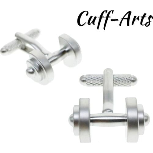 Cuffarts 1 Pair Satin dumbbell Cufflinks C10003