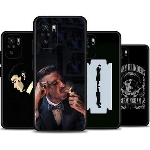 Phone case For Redmi Note 10 Pro Max 9 9s 9t 8t 7 Cover Soft Funda for Redmi K40 Plus 9A 9C 9T Coque Peaky Blinders
