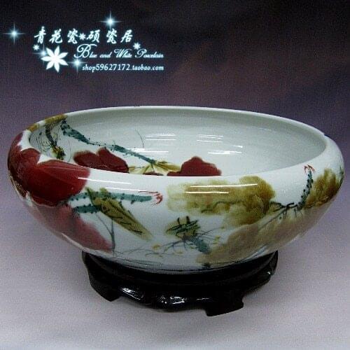 Ceramic flower pot water