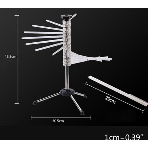Kitchen Foldable Folding Fan Shelf Fresh Pasta Dryer Multi-Arm with Pasta Drying H58C