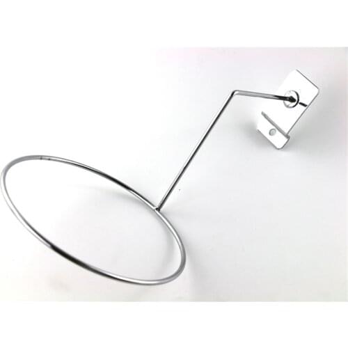 Metal fried plate shelf hat holder hook hat ball hair hanger holder Garment store supermarket Display shelf mounted storage rack