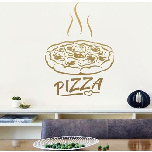 Fashion Pizza Papas Pizzeria Window Decoration Vinyl Stickers Walltickers House Decoration Wallpaper
