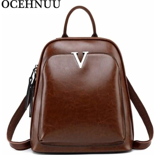 OCEHNUU Women's Leather Backpacks