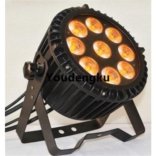 Par led ip65 9x18w rgbwa uv led par 6in1 led waterproof par can lights