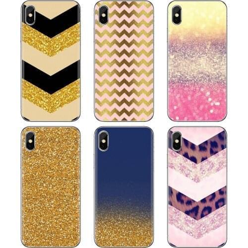 For Samsung Galaxy A10 A30 A40 A50 A60 A70 a12 a31 a41 a51 a71 a20e a21s M30 Gold Pink Glitter Cross Silicone Case Housing