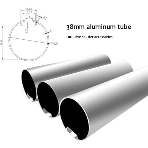 Universal custom-made 38mm 50mm aluminum alloy tube,tube for roller blinds, sturdy and not easy to bend