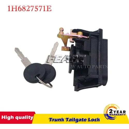 Rear Gate Trunk Handlebar Trunk Tailgate Lock For VW Volkswagen Golf Mk3 with 2 Keys 1H6827571E 1H6827571A 1H6827571B