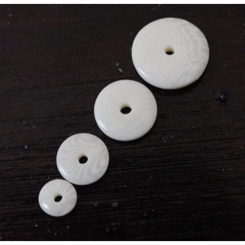 100pcs/lot Wholesale Flat Round Ivory Color Resin Spacer 6mm 8mm 10mm 12mm Handmade Beading Spacers Charm DIIY Jewelry Making