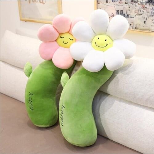 100cm Big Size Fresh Daisy Cushion Soft New Sunflower Pillow Sleeping Stuffed Doll