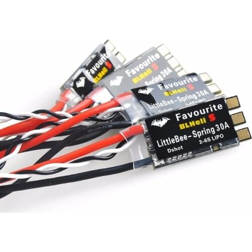 2~4pcs 20A 30A ESC Original FVT LITTLEBEE BLlheli-s SPRING 20A/30A ESC 2-6S DSHOT