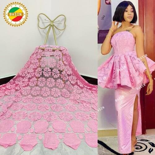 2.5 Yards 100% Cotton Embroidered Dry Lace Unique Design Swiss Voile Lace In Switzerland Women Top Quality Dry Lace For Wedding