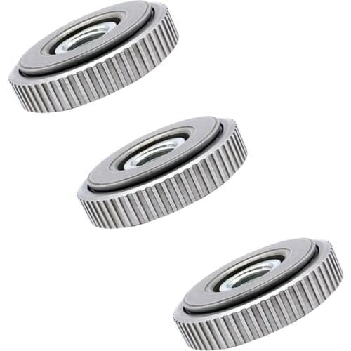 3PCS Angle Grinder M14 Thread Replacement Quick-Release Nut Clamping Equipment Power Tools Self-Locking Pressure Plate