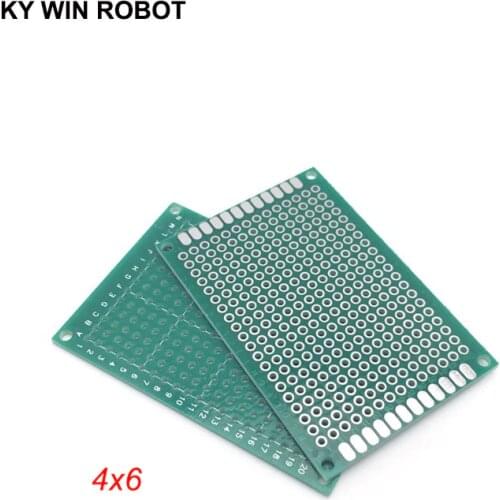 5pcs 4x6cm 40x60 mm Single Side Prototype PCB Universal Printed Circuit Board Protoboard For Arduino