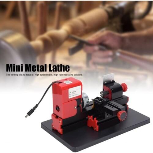 6-In-1 2000rpm Multi Metal Mini Wood Lathe Motorized Jig-saw Grinder Driller Milling DC12V 24W Wood Lathe Woodworking Machinery