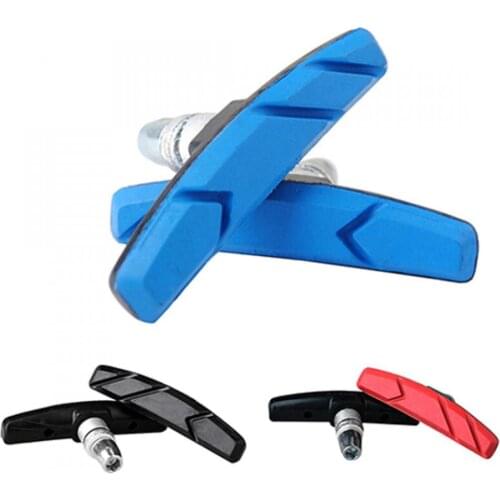 80%HOT1 pair of mountain bike brake pads bicycle riding bicycle rubber V-shaped brake pads shoe rubber pads