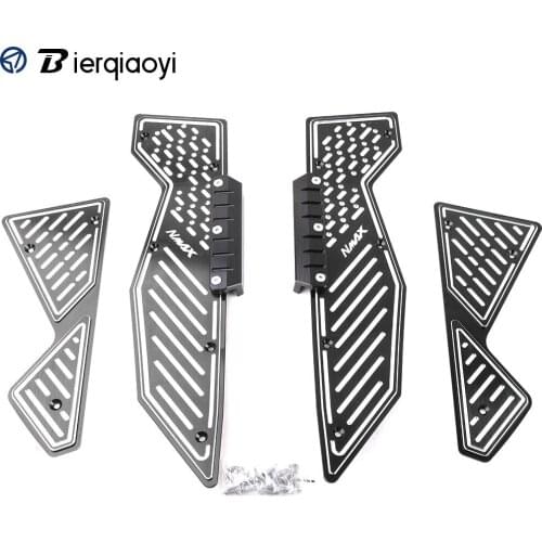 For Yamaha NMAX 155 NMAX125 2015 2016 2017 Motorcycle CNC Aluminum Footrest Footboard Step Autobike Foot Plate NMAX155 N MAX155