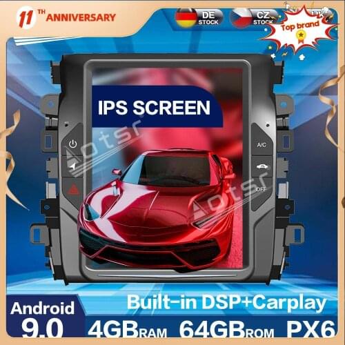 Aotsr Vertical screen Tesla Style PX6 Android 9.0 RAM 4GB CARPLAY Car Radio Play For HONDA AVANCIER 2017-2019 GPS Navigation