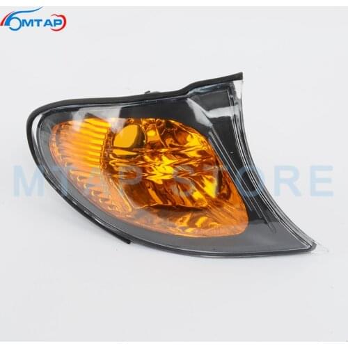 Auto Front Bumper Corner Lamp Light Turn Signal Lamp For BMW 2002 2003 2004 E46 320 323 325 328 330 Yellow Type Head Lamp Light