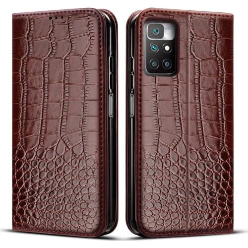 Flip Case For Xiaomi Redmi 10 Case Leather Wallet Magnetic case For Redmi 10 cover Luxury Vintage Phone Bags with card holder