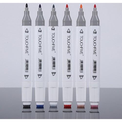 Arts Marker Pen Alcohol Based Graphic Art Twin Tip Markers for Student Artist