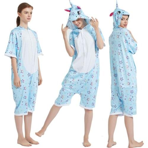 Costume Unicorn Pajamas Women Unicorn Onesie Adult Kigurumi Animal Cartoon Pijamas Pajamas Kids