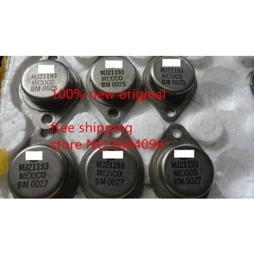 MJ21193 MJ21194 MJ21194G MJ21193G old NOS used 4pair-50pair TO-3 Free shipping