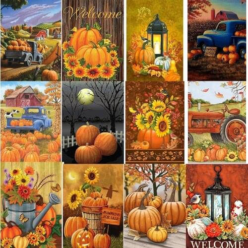 DIY Bumper Harvest 5D Diamond Painting Full Square/Round Resin Mosaic Animal Embroidery Cross Stitch Kits Home Wall Decor